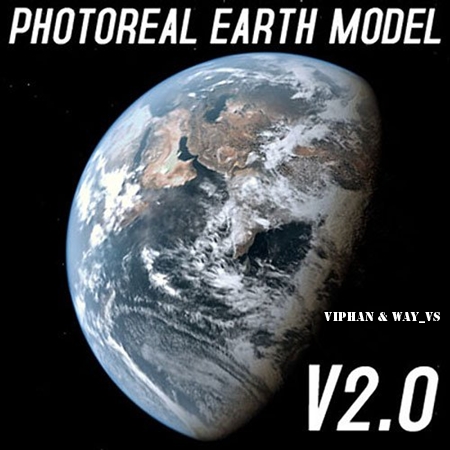 Photoreal earth shaders dynamic 3d models