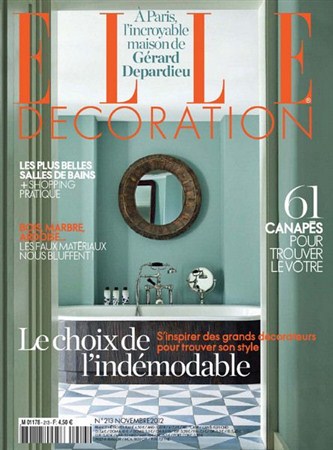 Elle Decoration - Novembre 2012 (France)