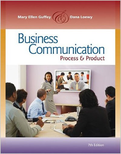 Business Communication - Process and Product (Book Only)